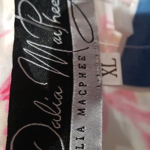 Dalia Macphee | Dresses | Nwt Dalia Macphee Dress Xlblack Pink Floral ...